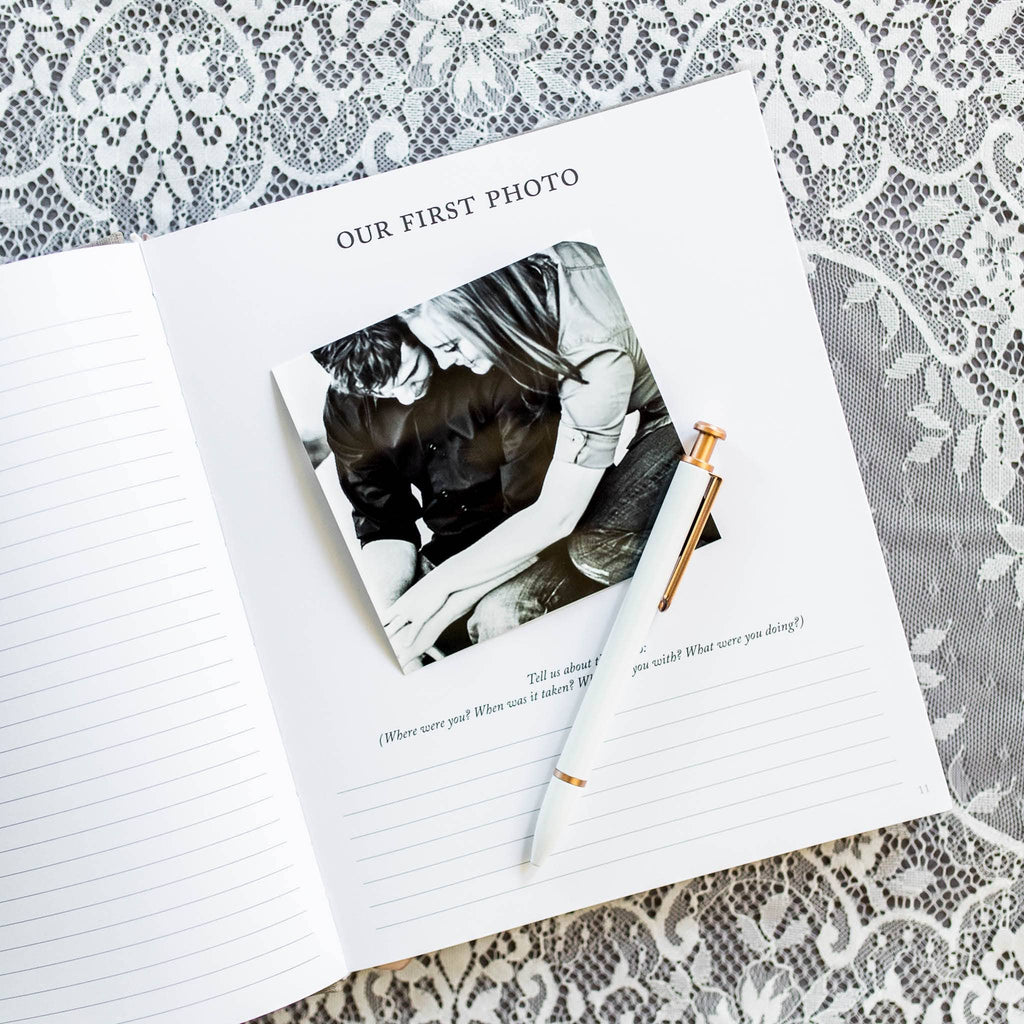 Engagement Journal | Gift for New Brides | Book for Couples: Taupe
