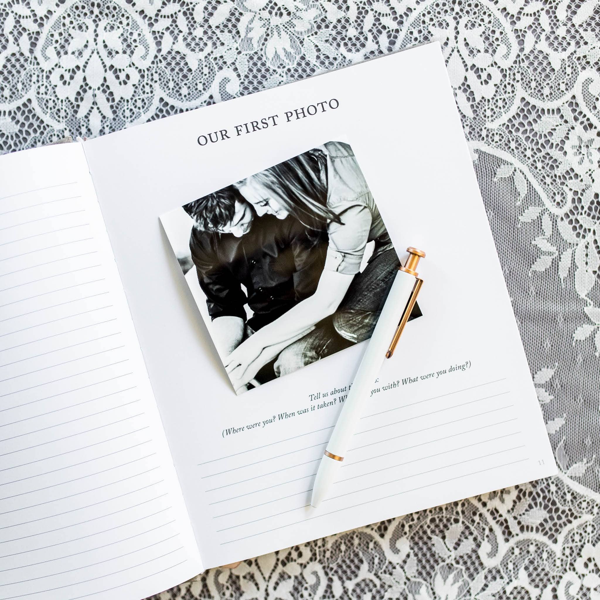 Engagement Journal | Gift for New Brides | Book for Couples: Taupe