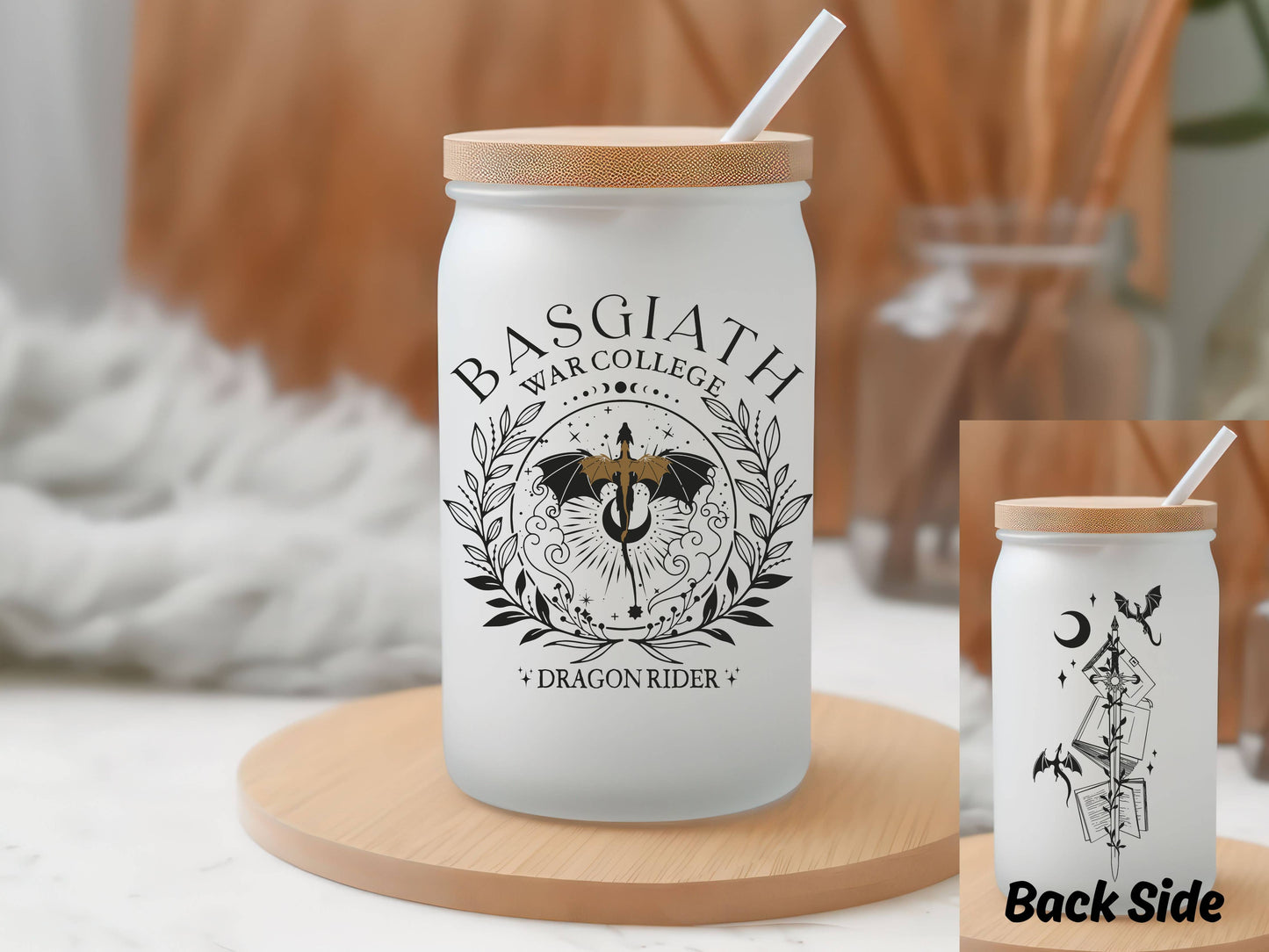 Glass Can - Fourth Wing - Basgiath War College 16oz