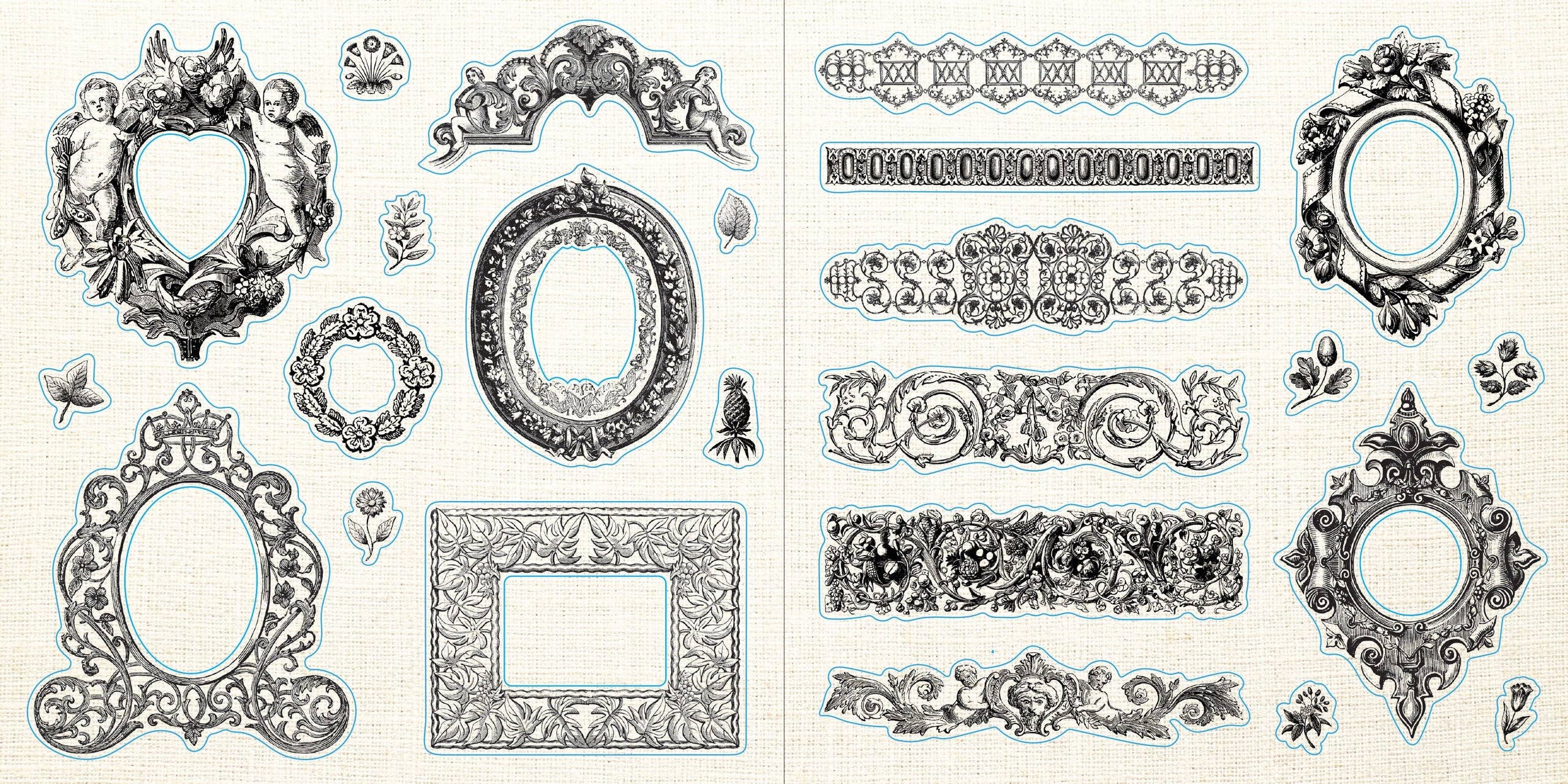 Sticker Book - Loads of Ephemera (580 stickers)