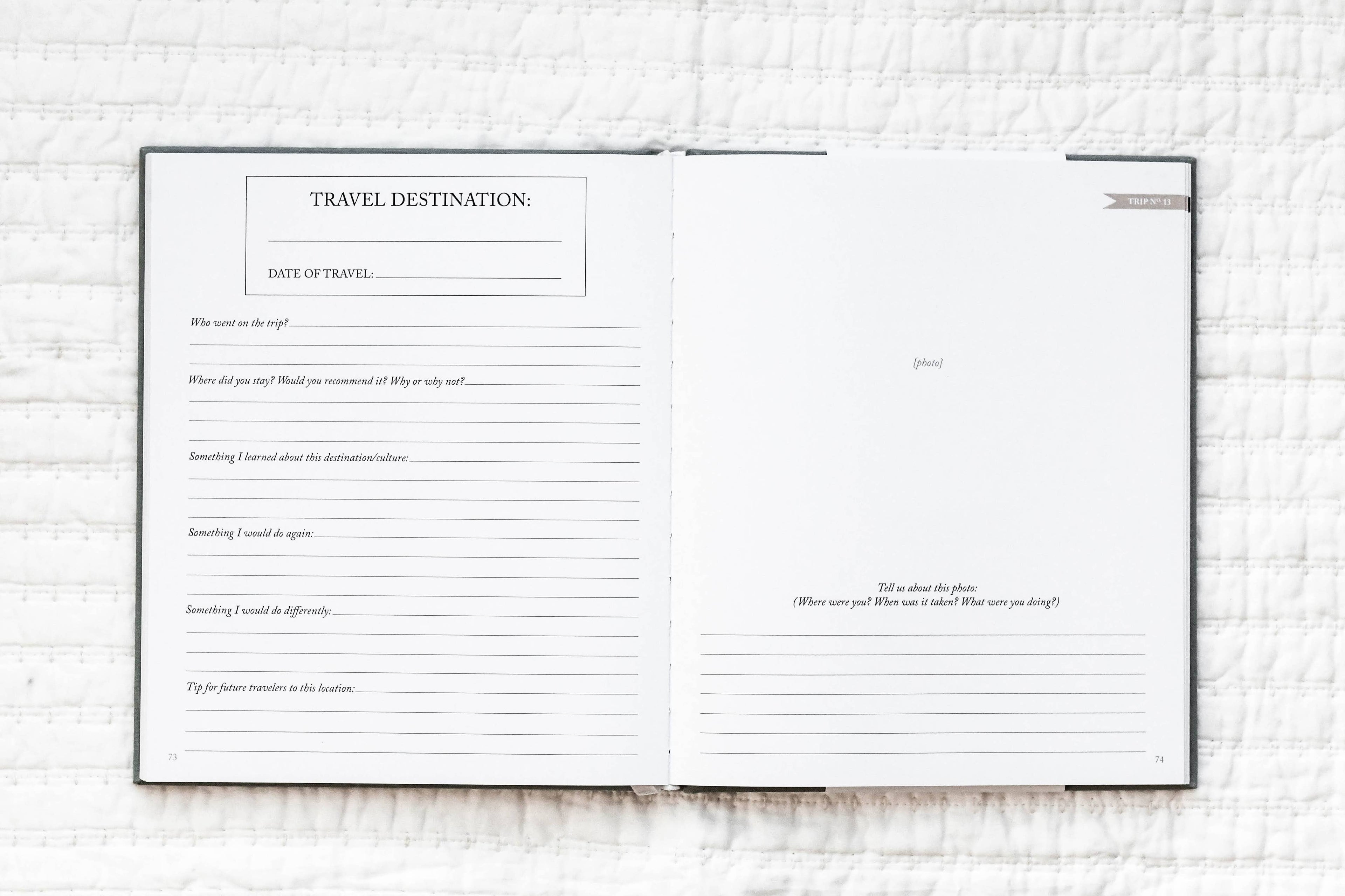 Travel Journal | Adventure Keepsake | Trip Adventure Book: Sage Green