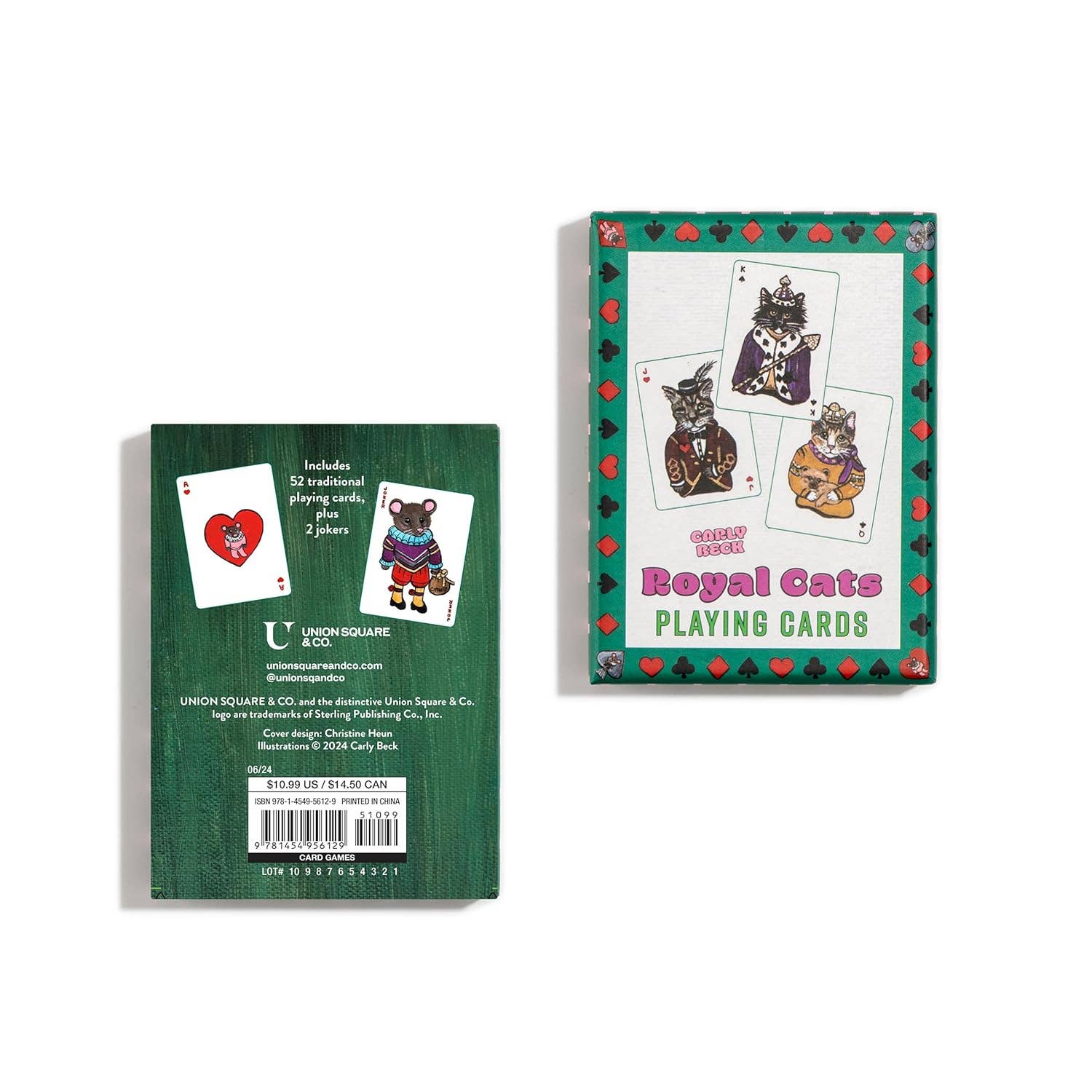 Playing Cards - Royal Cats By Carly Beck