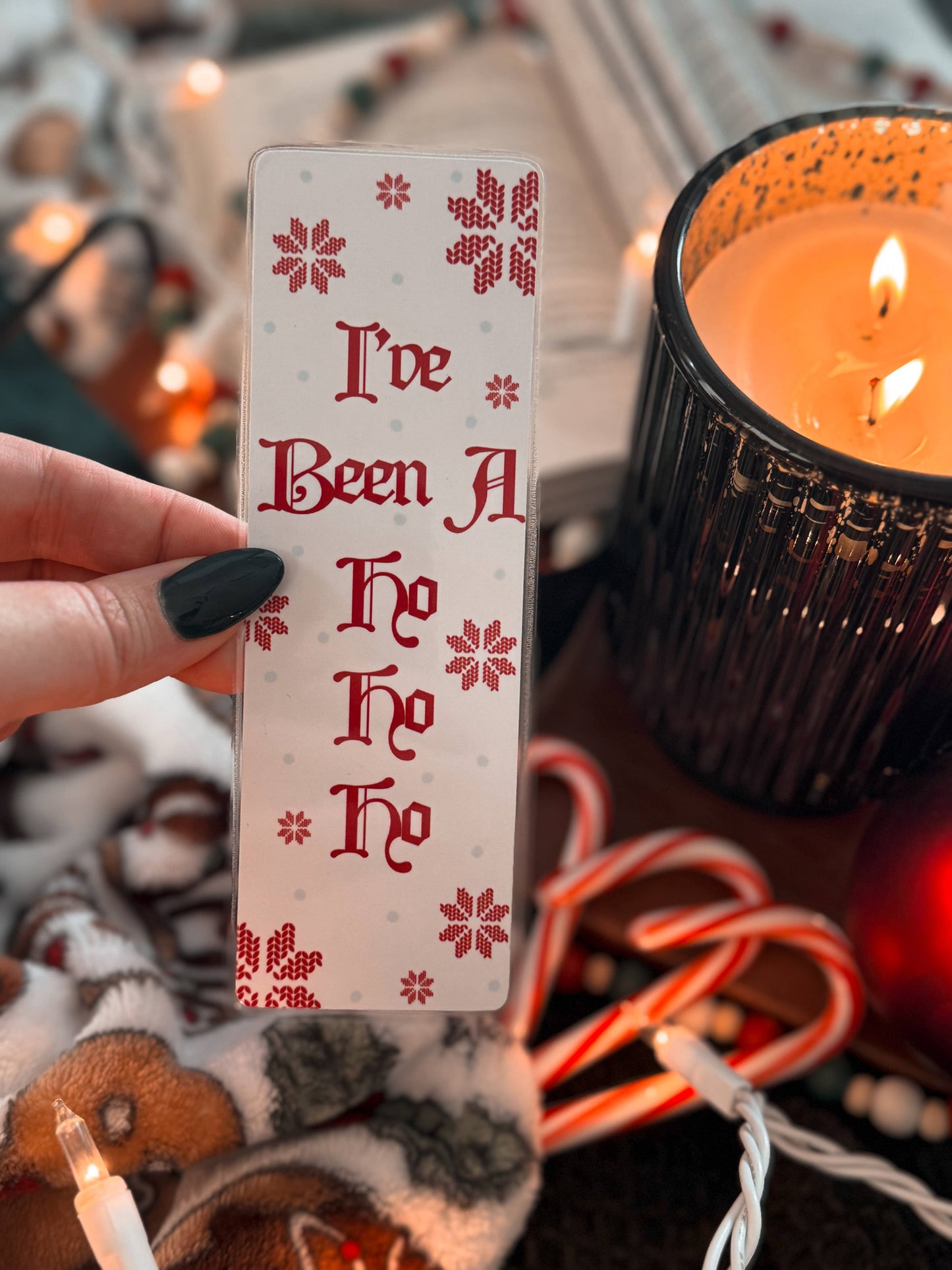Is That Smut? Santa Bookmark: Tassel