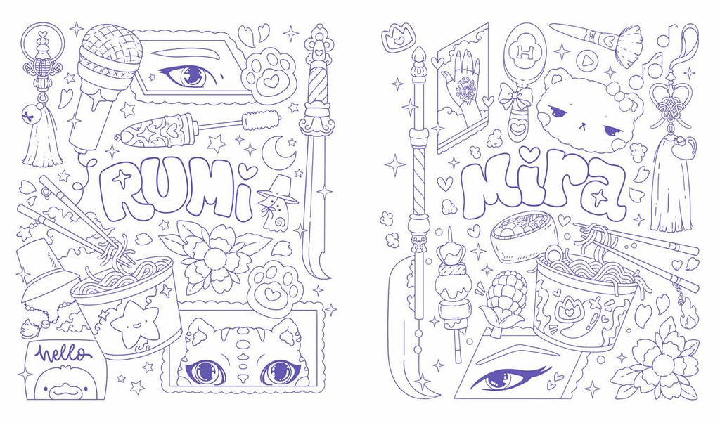 Unofficial KPop Demon Hunters Activity Book