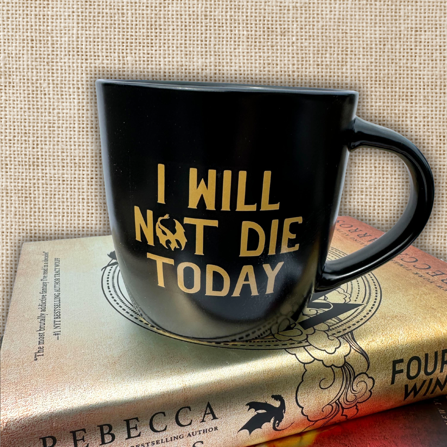 Mug - I Will Not Die Today Mug | Fourth Wing