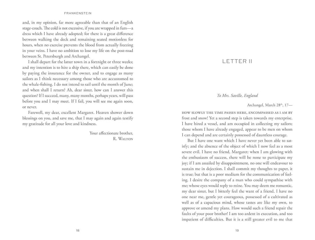 Frankenstein by Mary Shelley