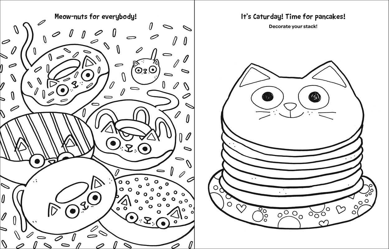 Crayola: Colorful Cats And Snacks (A Crayola Coloring Glitter Sticker Activity Book for Kids)