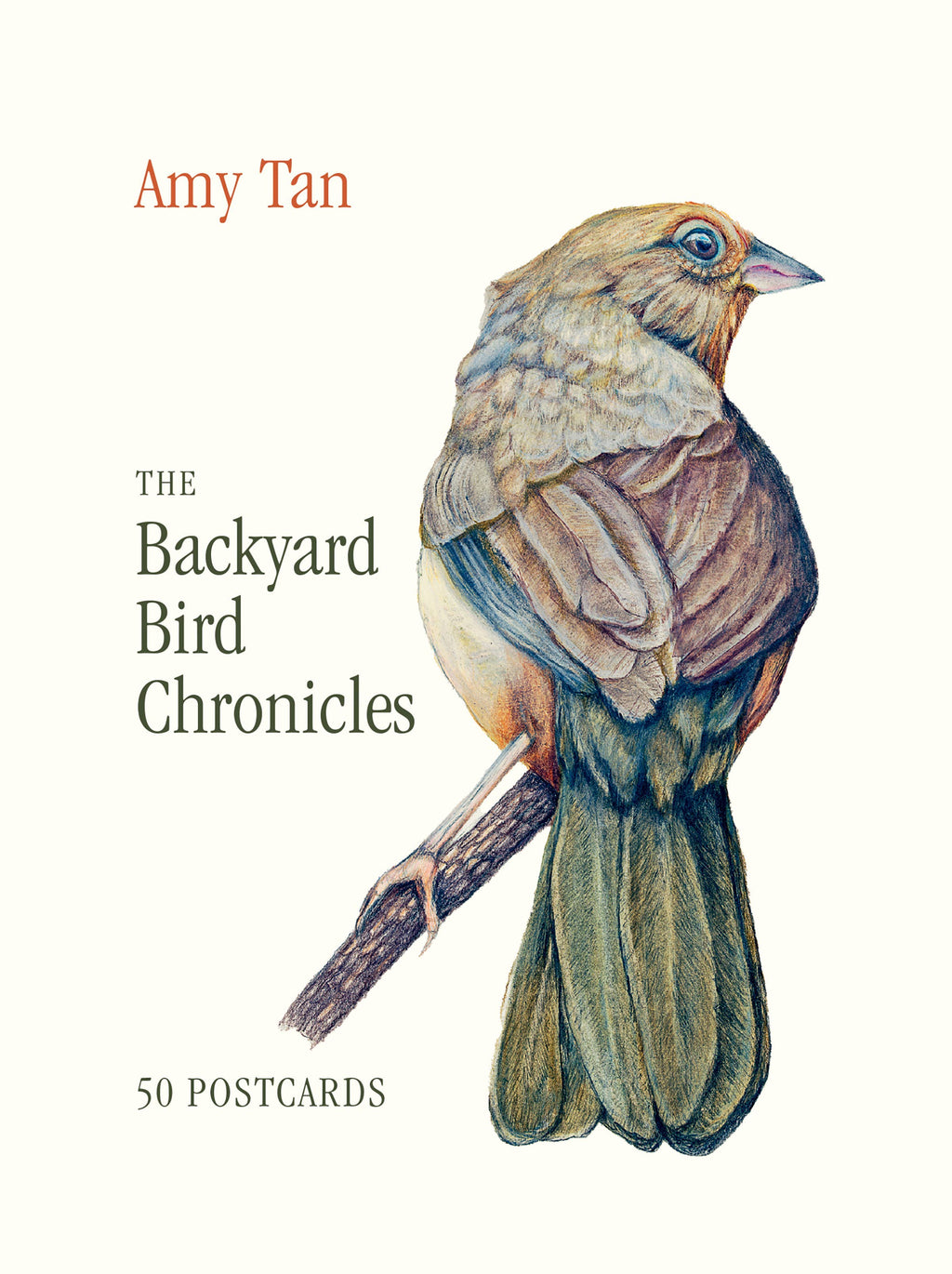 The Backyard Bird Chronicles: 50 Postcards by Amy Tan
