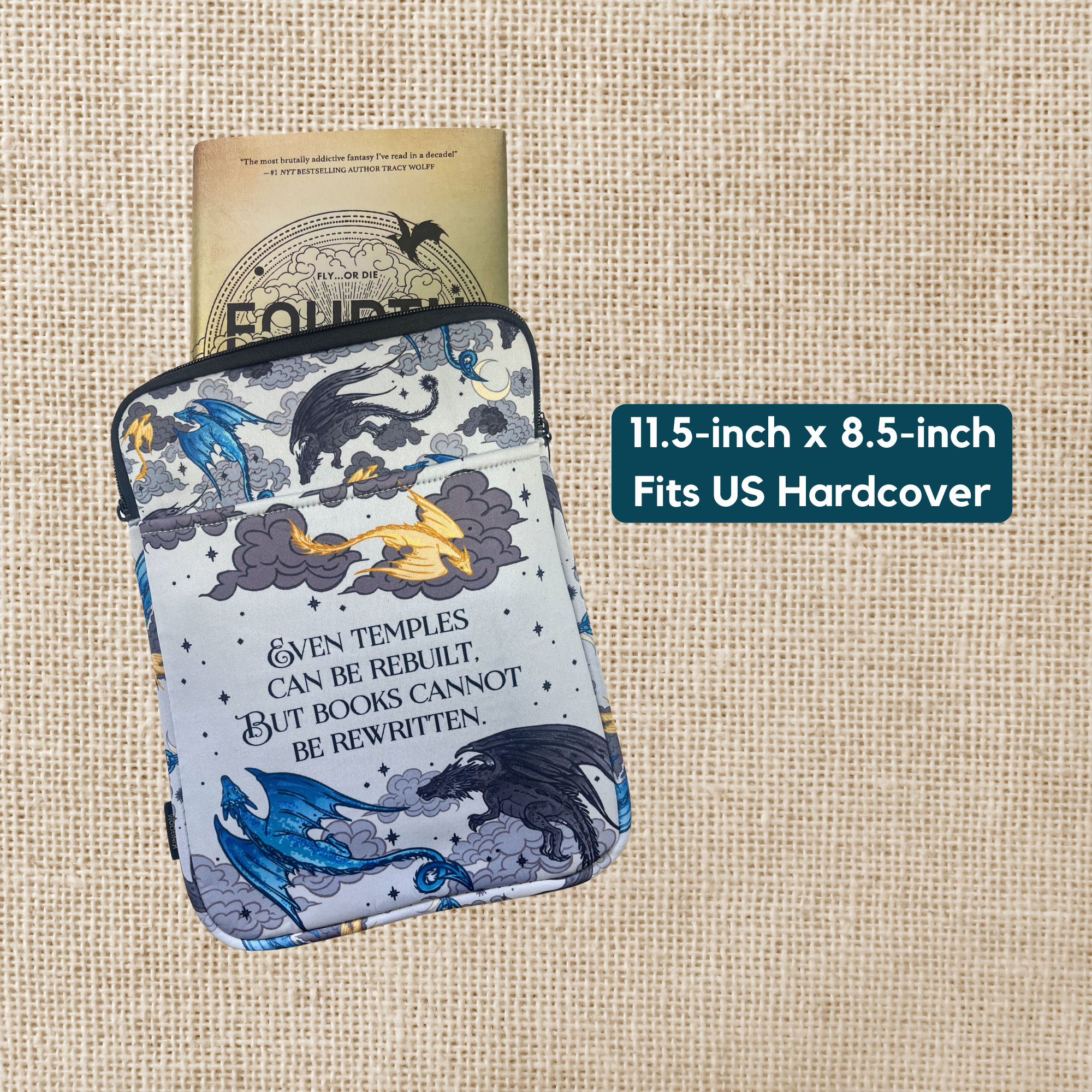 Dragon Trio Hardcover Book Sleeve | Fourth Wing