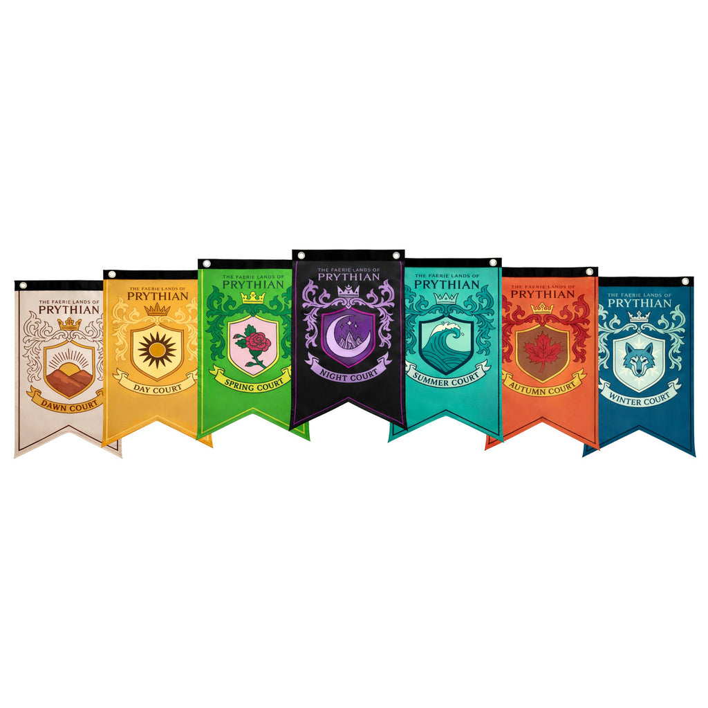 A Court of Thorns and Roses Banner Flag Set (12'' x 20'')