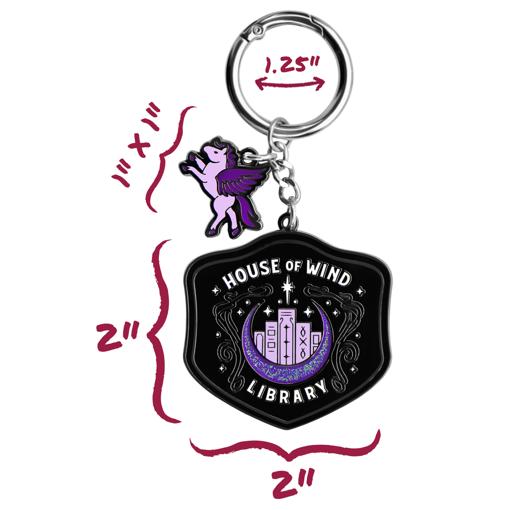 Bag Charm - ACOTAR - House of Wind Library