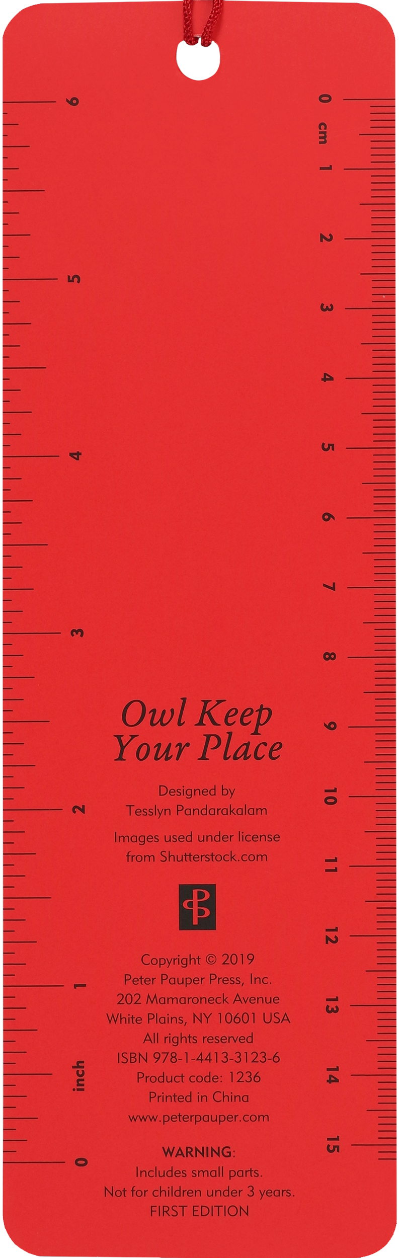 Peter Pauper Press - Owl Keep Your Place Youth Bookmark