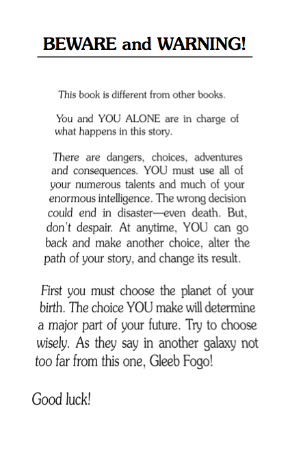 Space And Beyond, Children's Book