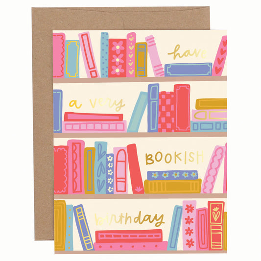 Greeting Card - Bookish Birthday