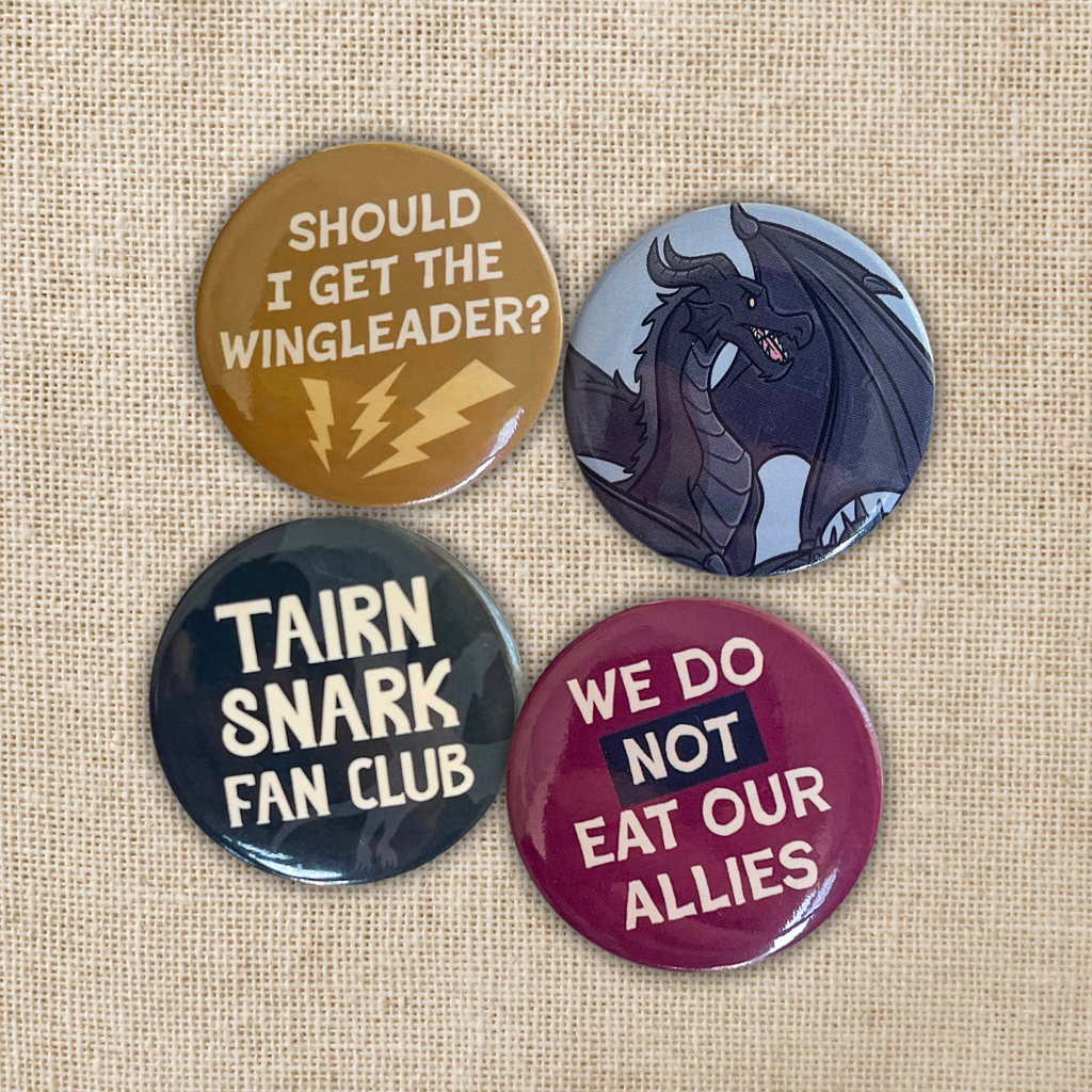 Button Set - Fourth Wing - Tairn