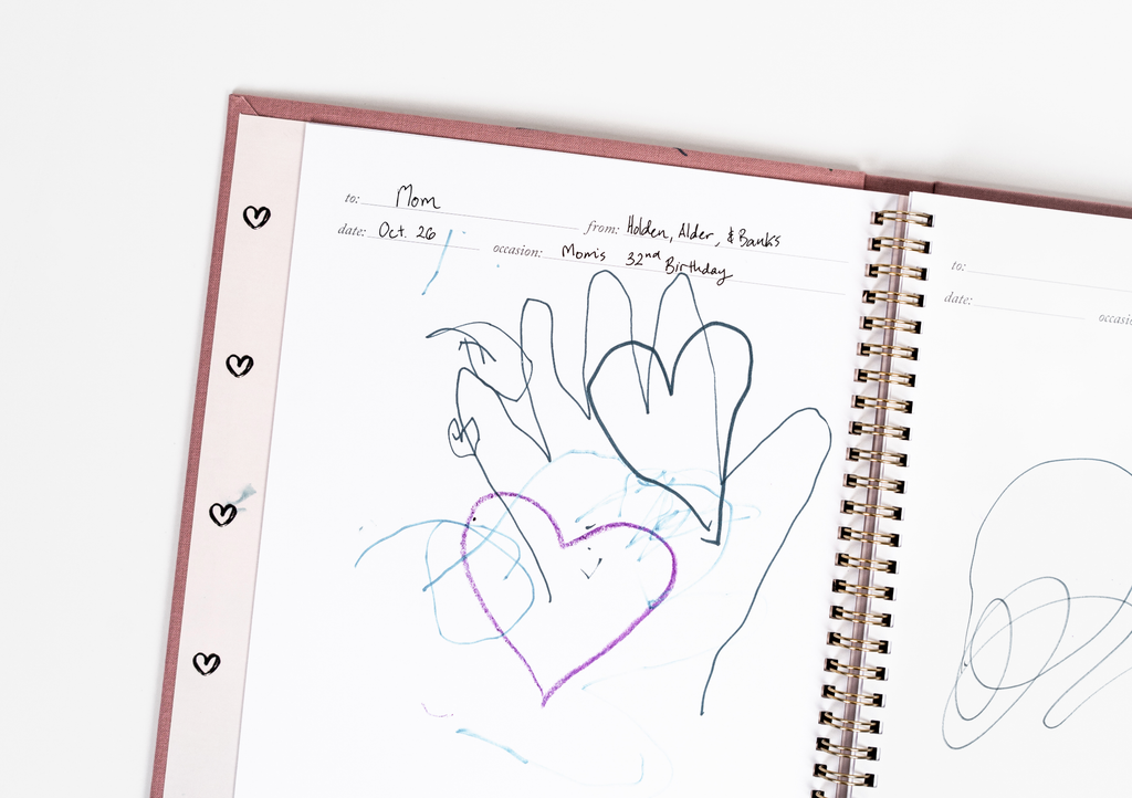 Cards Worth Keeping Journal | Birthday Card Organizer Book: Pink
