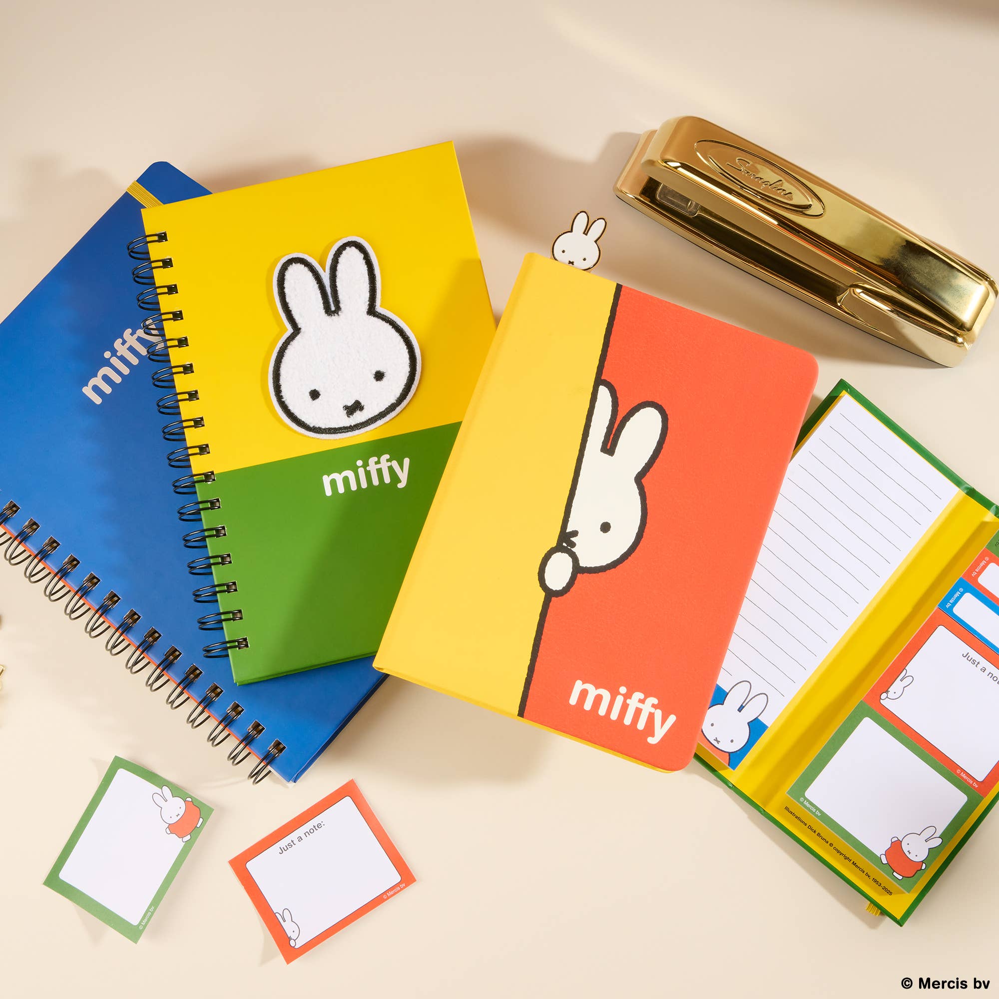 Hardcover Notebook with Enamel Bookmark Classic Miffy