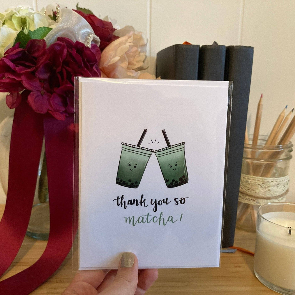 Greeting Card - Thank you so Matcha Card