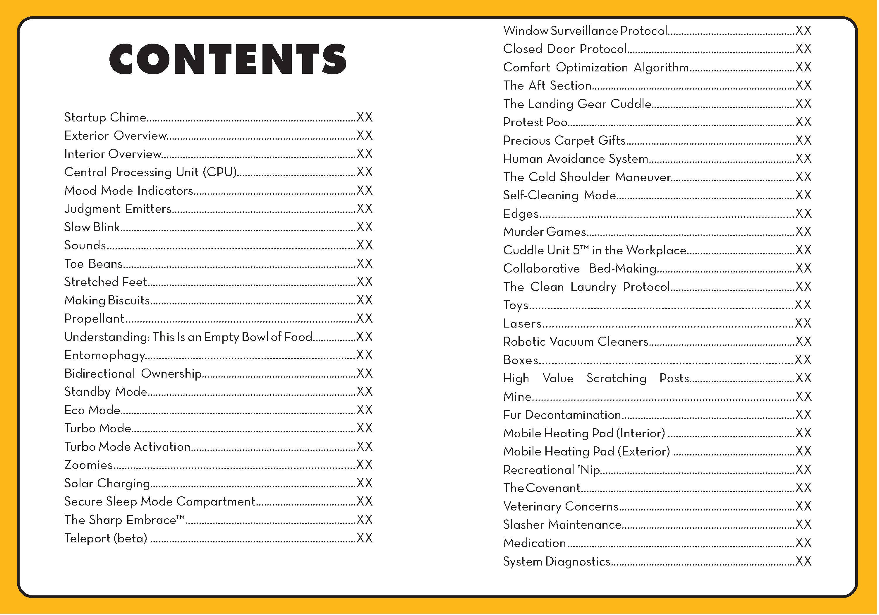 Cat Operator's Manual