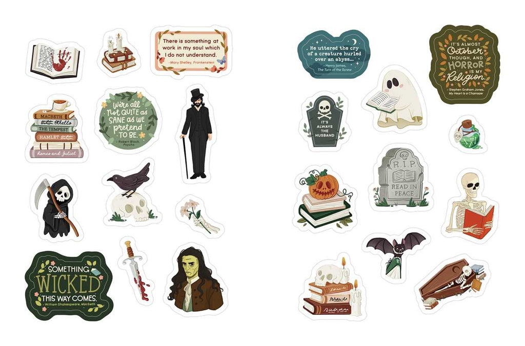 One More Page Booklovers Stickers