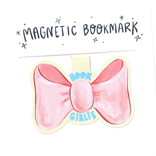 Magnetic Bookmark - Book Girlie Bow