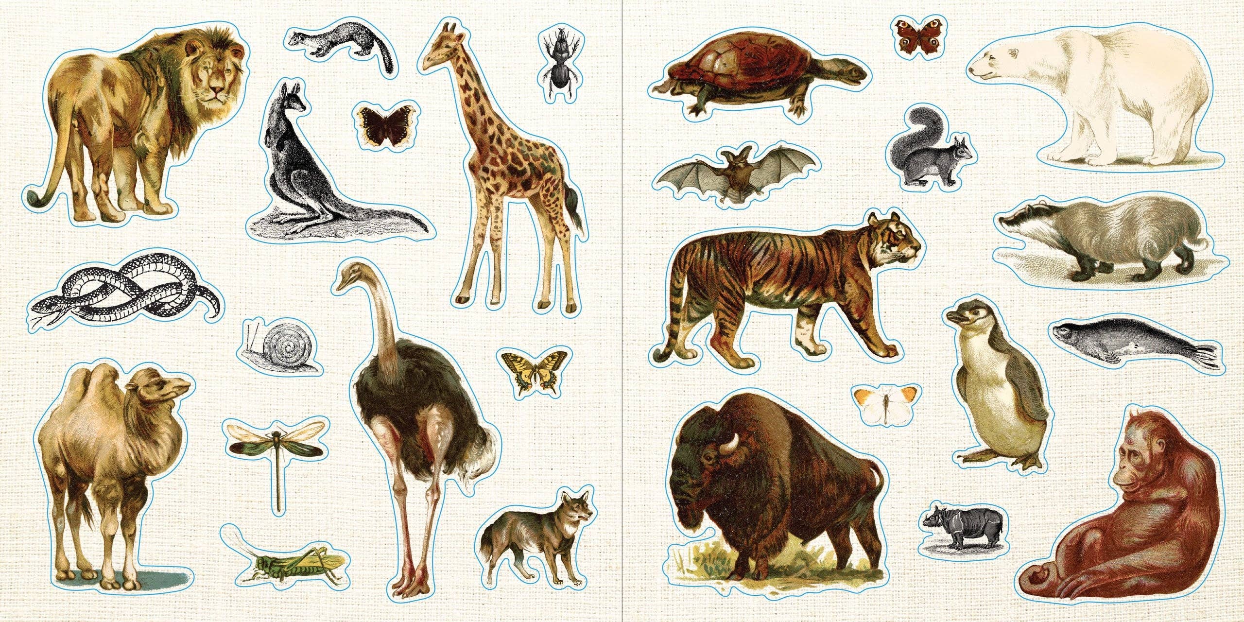 Sticker Book - Loads of Ephemera (580 stickers)