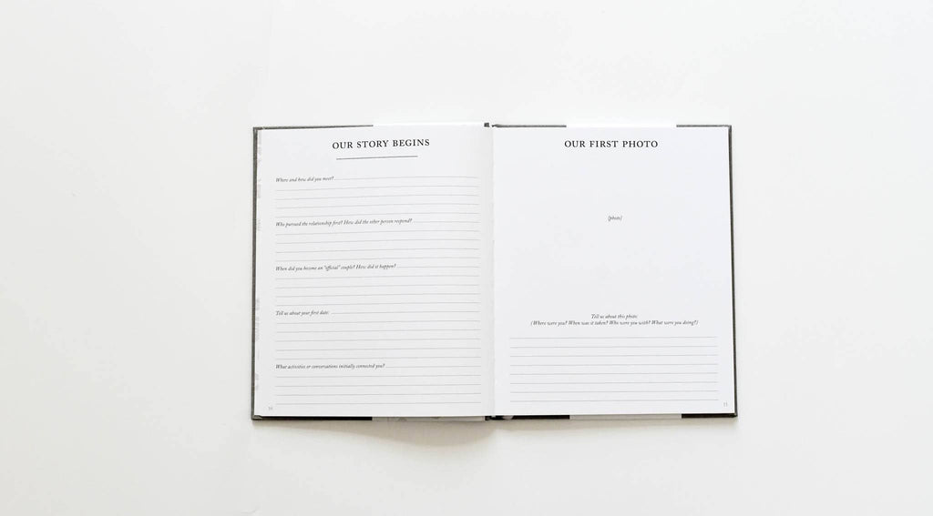 Engagement Journal | Gift for New Brides | Book for Couples: Taupe