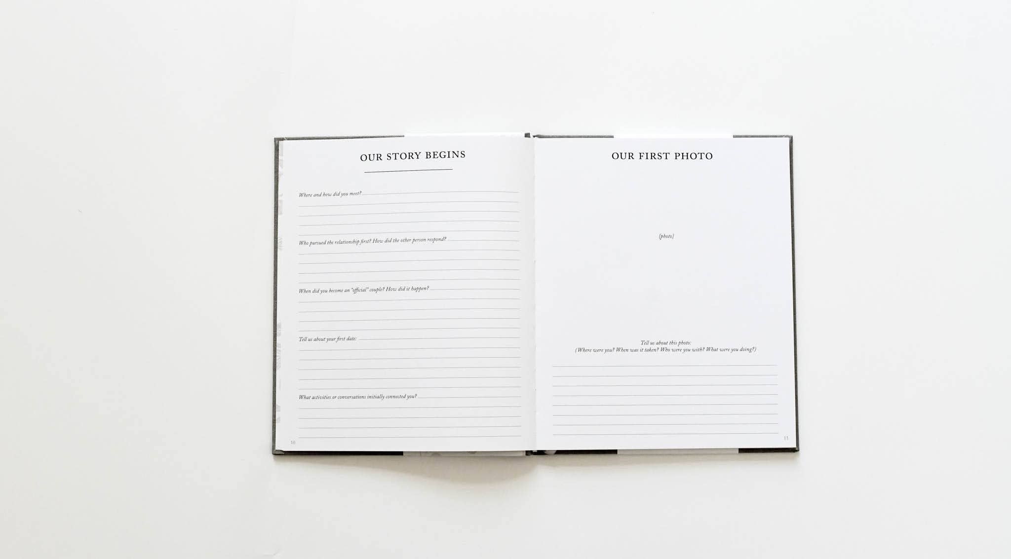Engagement Journal | Gift for New Brides | Book for Couples: Taupe