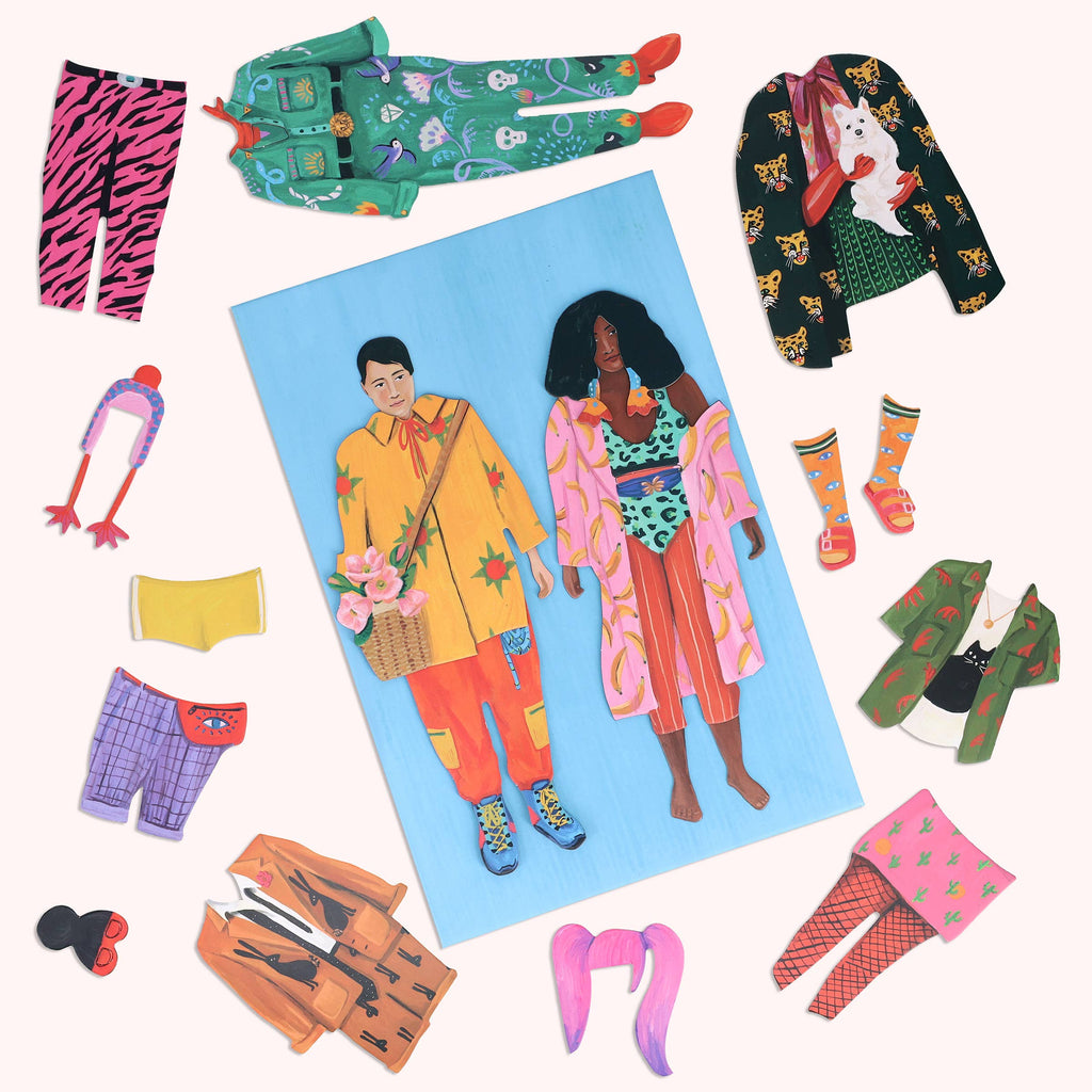 Fearless Fashion Magnetic Dolls