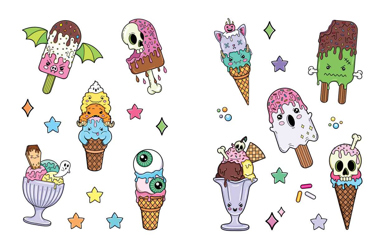 Creepy Cute Sticker Book