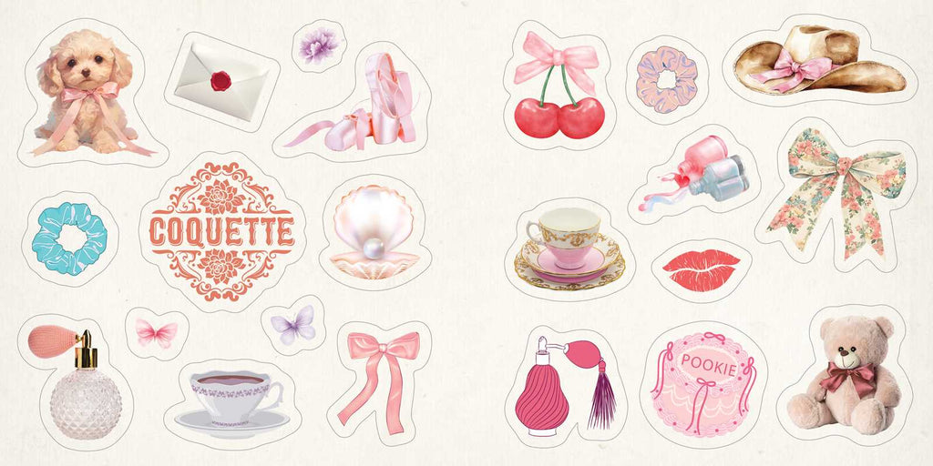 Coquette Stickers by Adams Media: Paperback; 96 pages / English