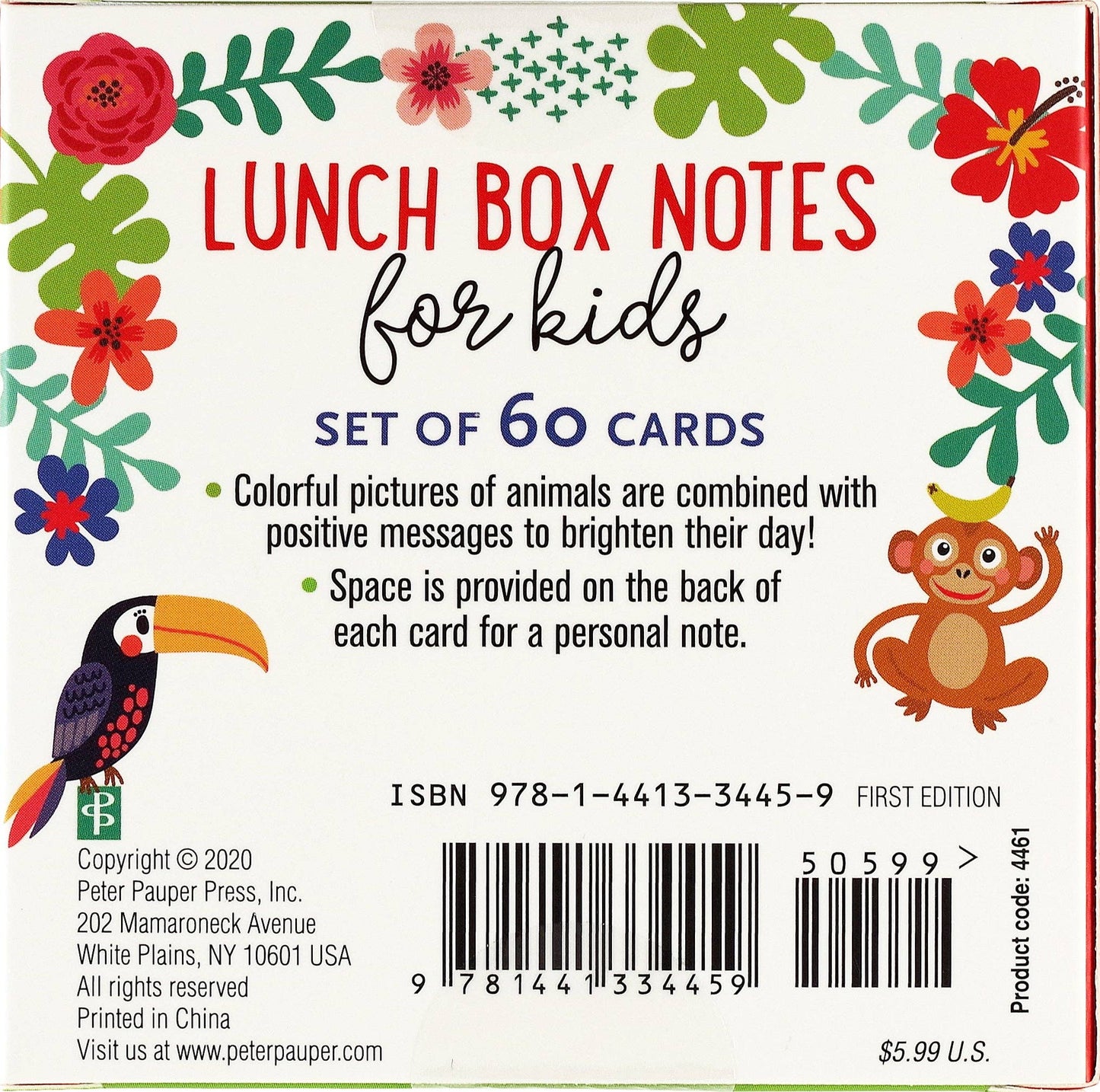 Peter Pauper Press - Lunch Box Notes for Kids (60 pack)