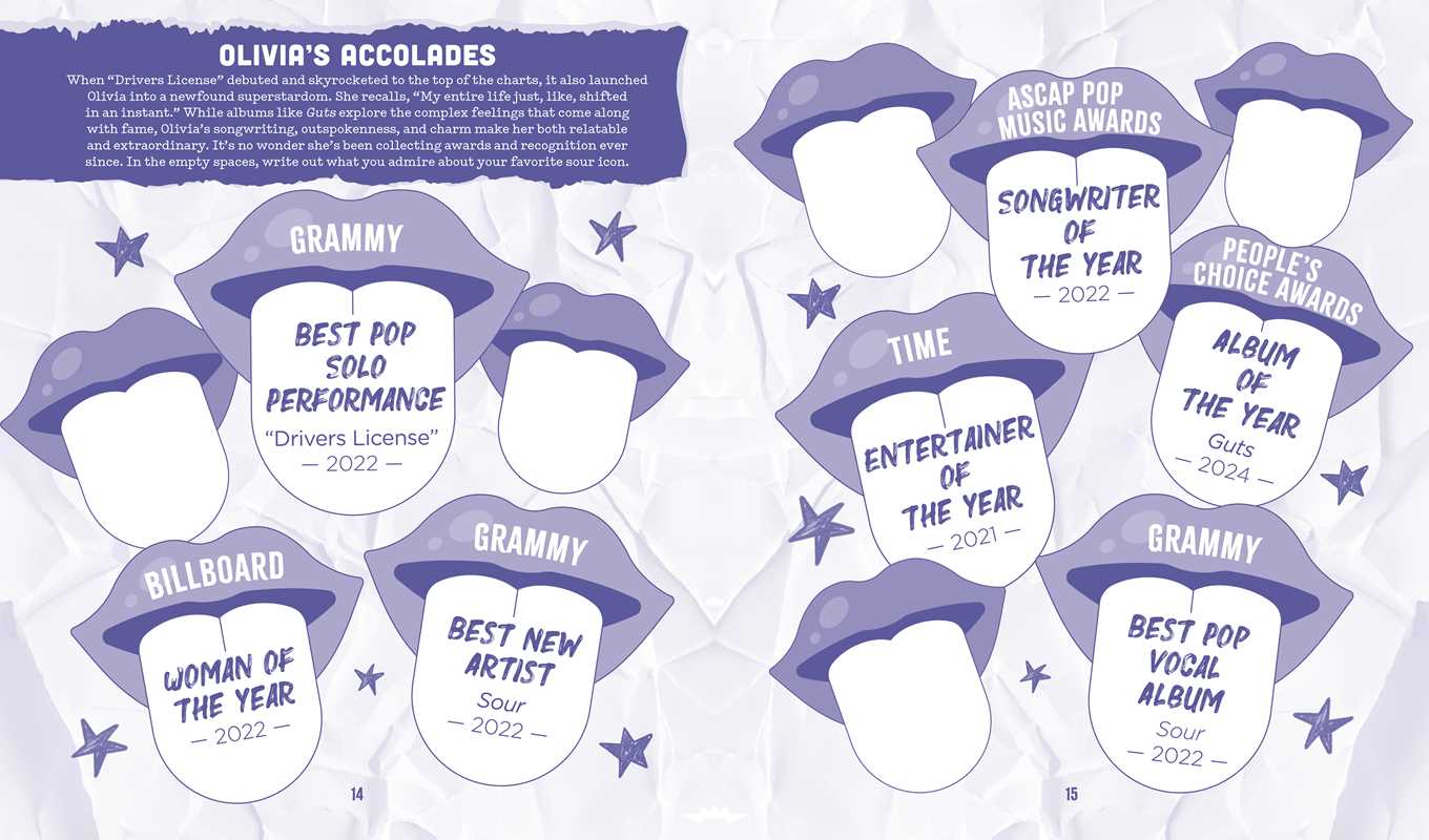 Activity Book - Unofficial Olivia Rodrigo