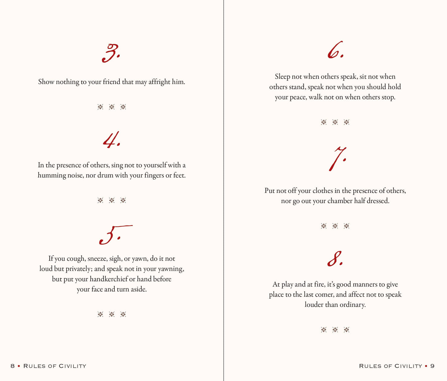 George Washington's Rules of Civility and Decent Behavior in Company and Conversation