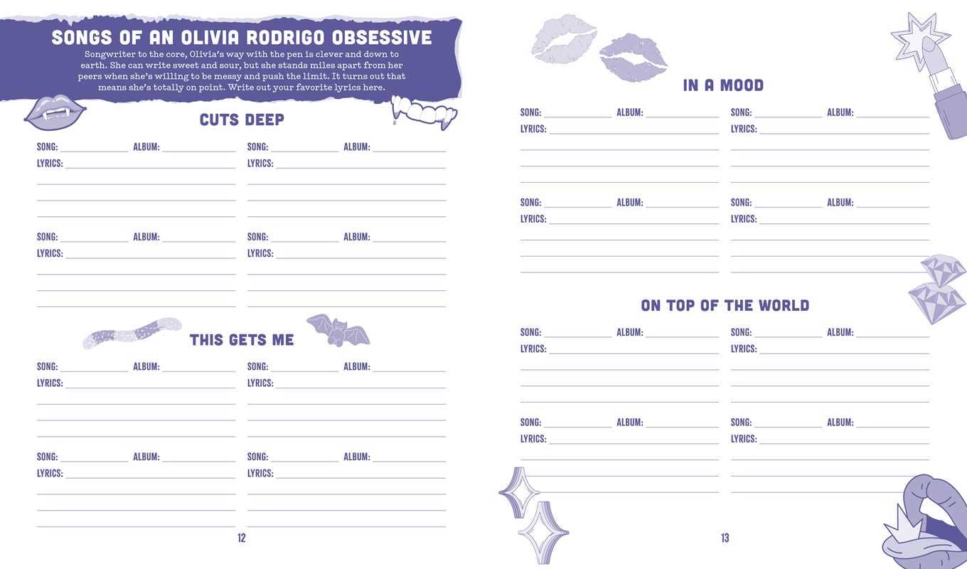 Activity Book - Unofficial Olivia Rodrigo