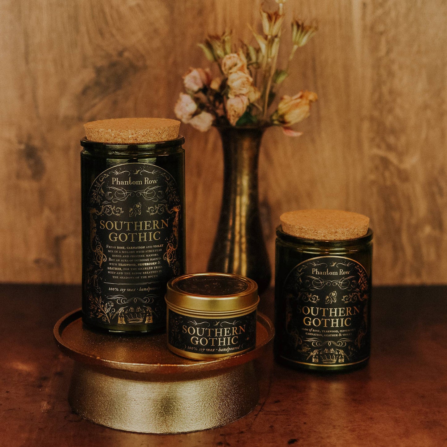Candle - Southern Gothic | Soy Wax Jar Candle: Tall (15 oz)