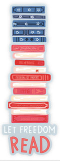 Let Freedom Read Transparent Bookmark