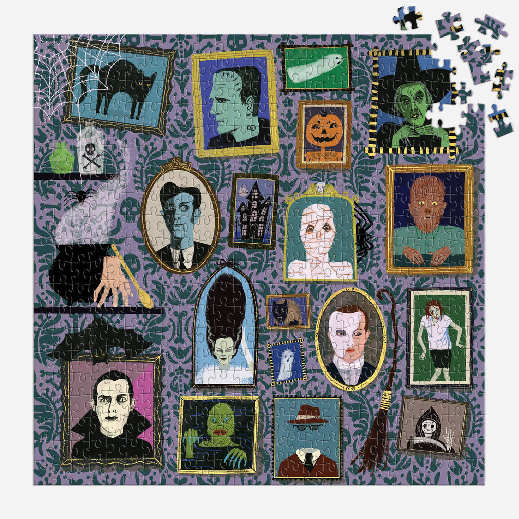 Puzzle - Spooky Portraits 500 Piece Puzzle