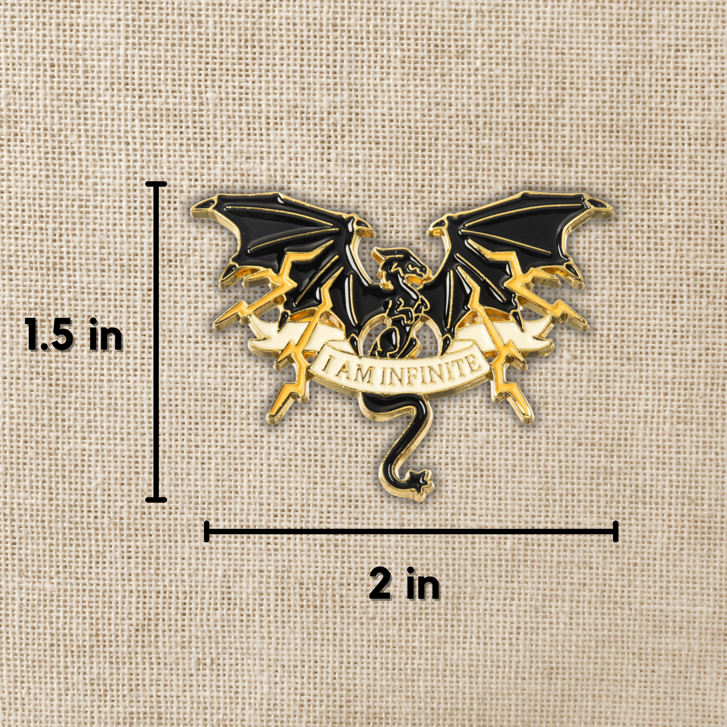 I Am Infinite Enamel Pin | Fourth Wing