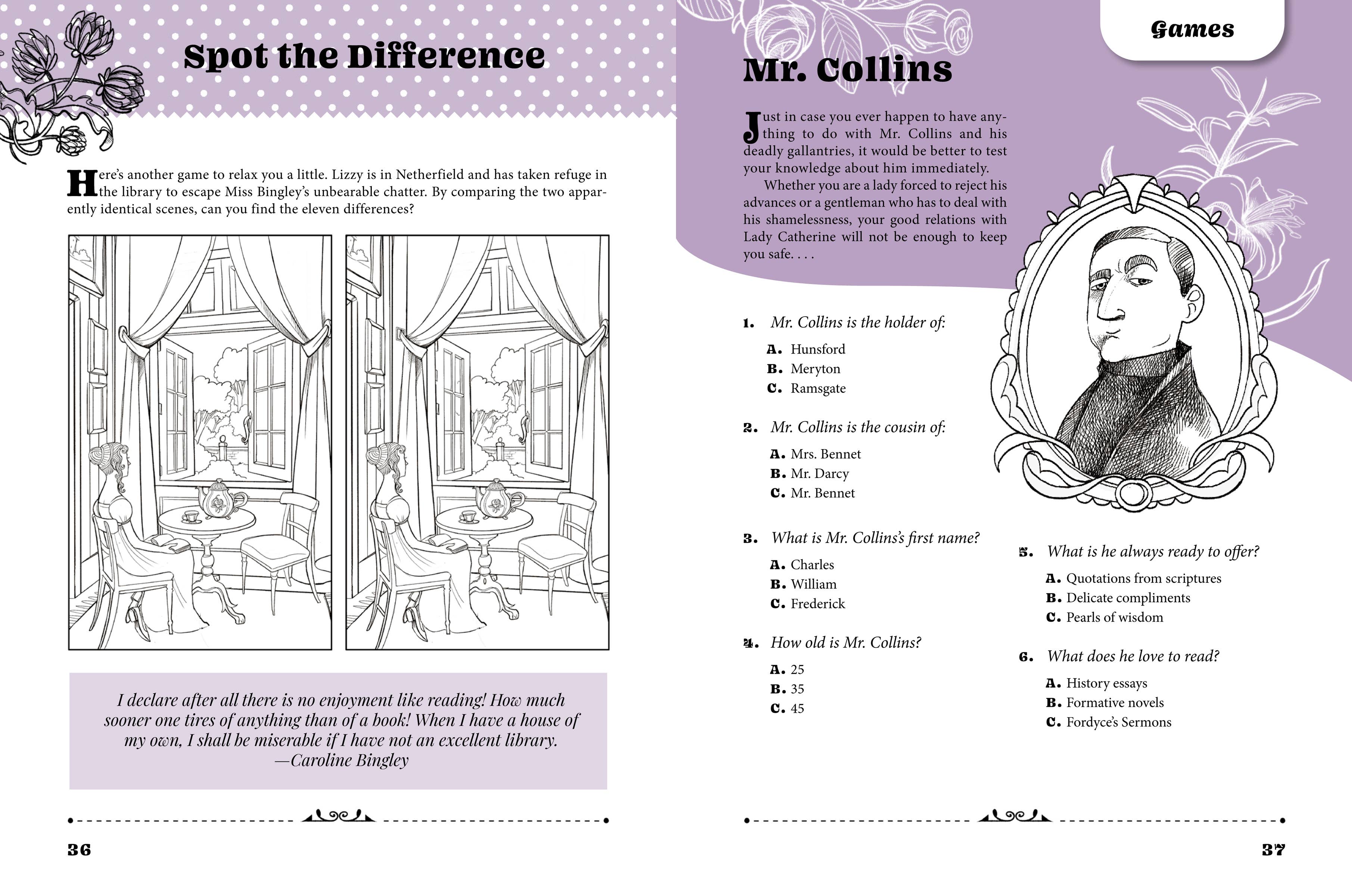 Pride and Prejudice: Puzzles & Games for Avid Readers