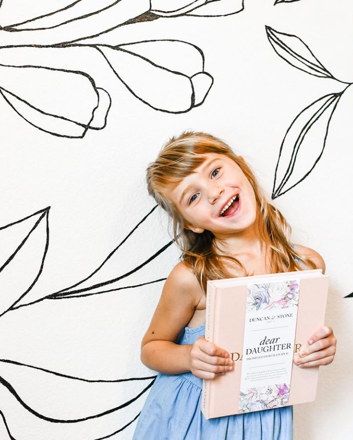 Dear Daughter Childhood Keepsake Book | Mother's Day Gift: Cream