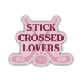 Stick Crossed Lovers Sticker