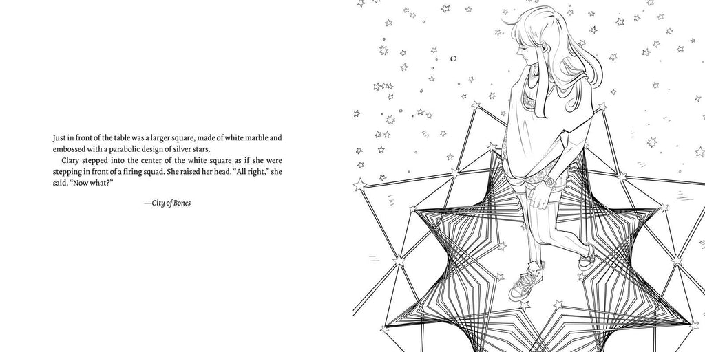 Coloring Book - Official Mortal Instruments by Cassandra Clare