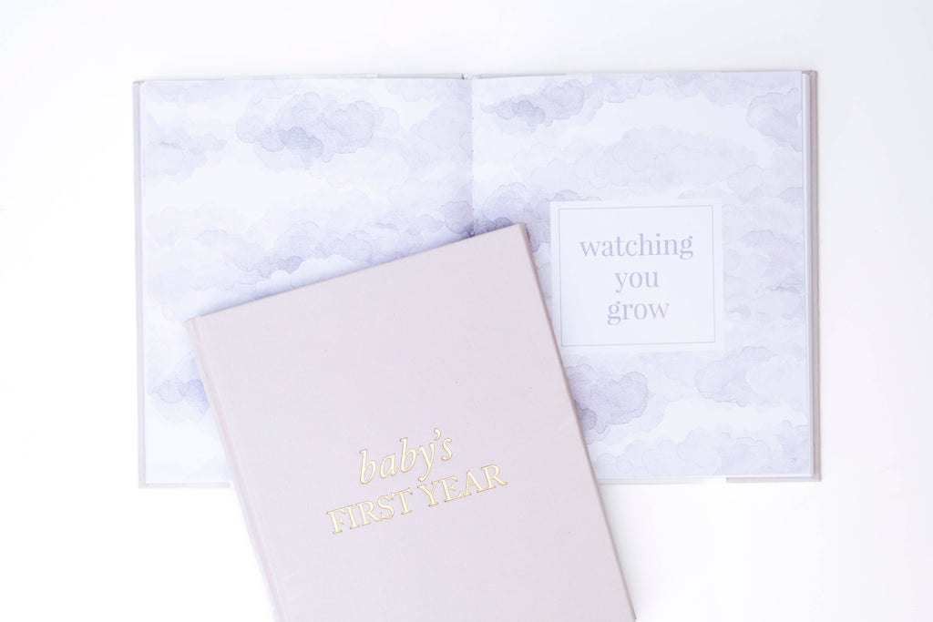 Baby's First Year Memory Book & Photo Album | Mother's Day: Dusty Rose