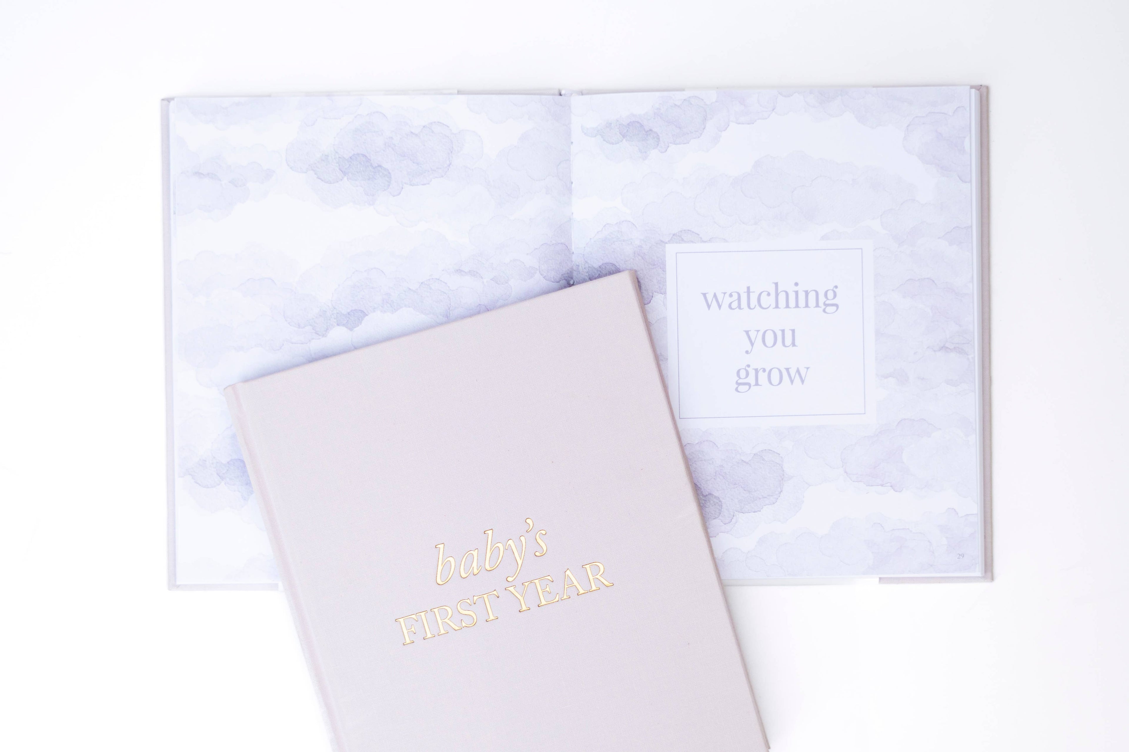 Baby's First Year Memory Book & Photo Album | Mother's Day: Dusty Rose