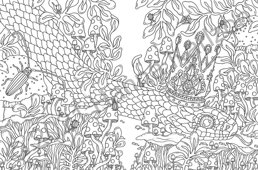 Coloring Book - Tales from the Forest Kingdom