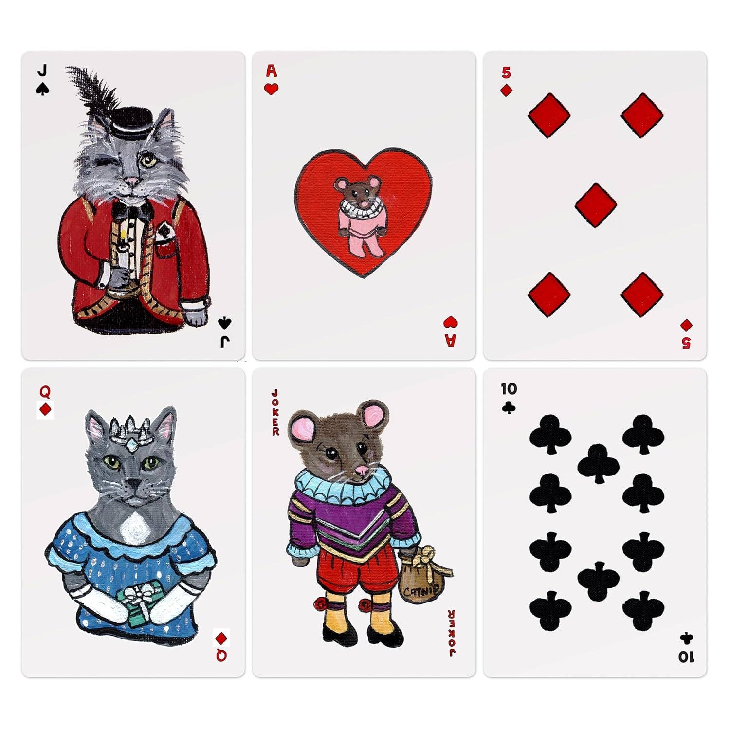 Playing Cards - Royal Cats By Carly Beck