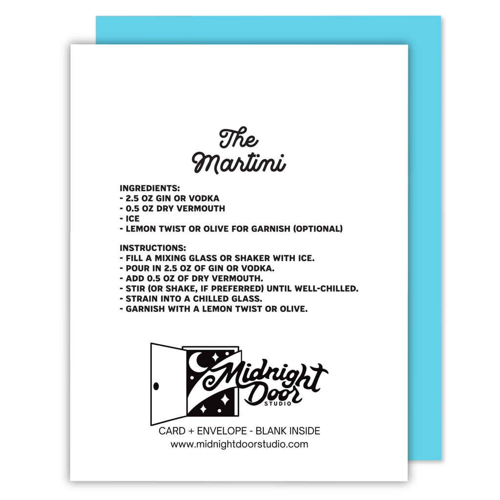 Greeting Card - Have a Very Dirty Birthday Martini
