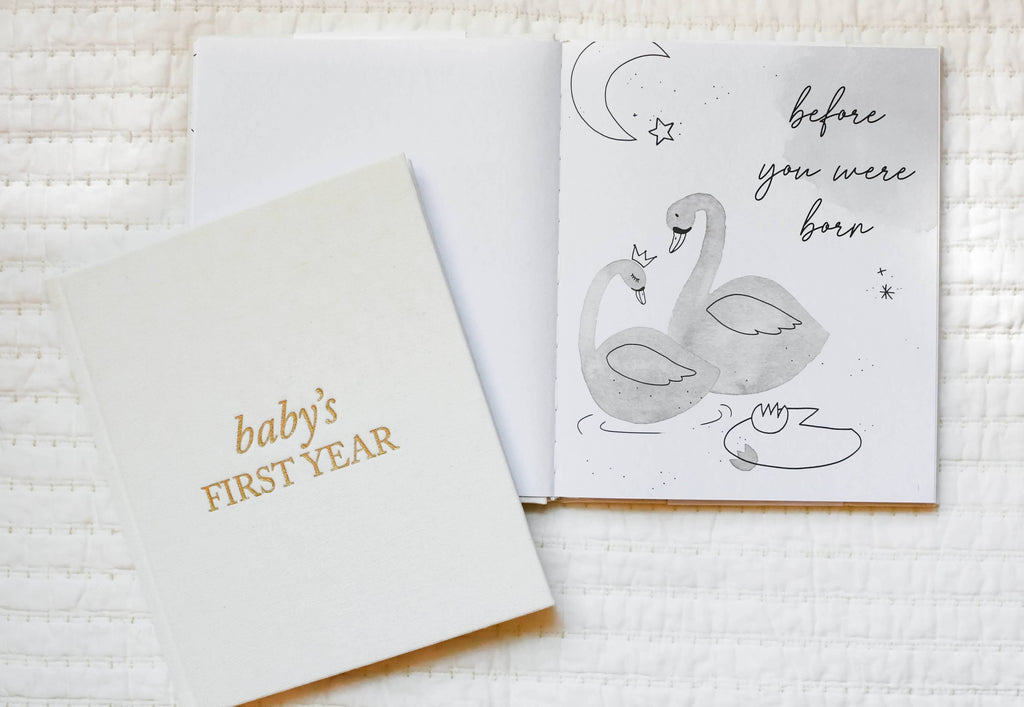 Baby's First Year Memory Book & Photo Album | Mother's Day: Dusty Rose