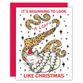 Greeting Card - It's Beginning To Look A Loaf Like Christmas